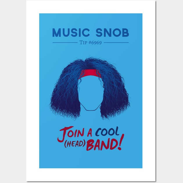 Cool (Head) Band Wall Art by ElizabethOwens